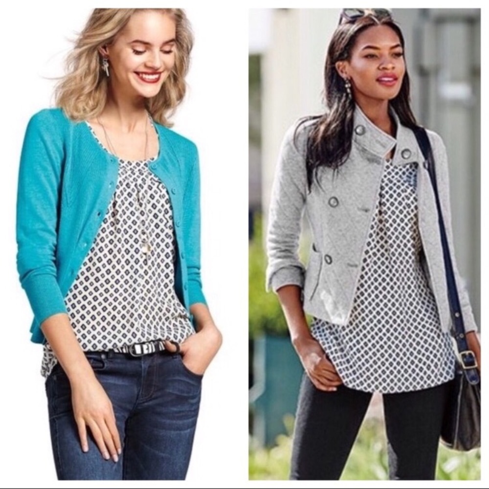CAbi Cleo Diamond Tunic Tank Top
